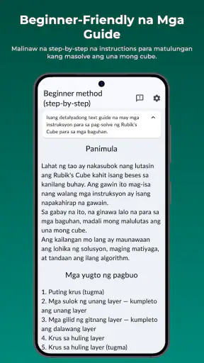 Cube Guide - Rubik's Cube algs screenshot