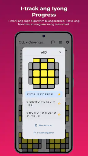 Cube Guide - Rubik's Cube algs screenshot