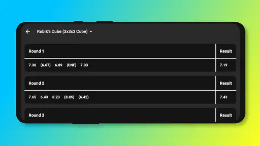 Cube Timer screenshot