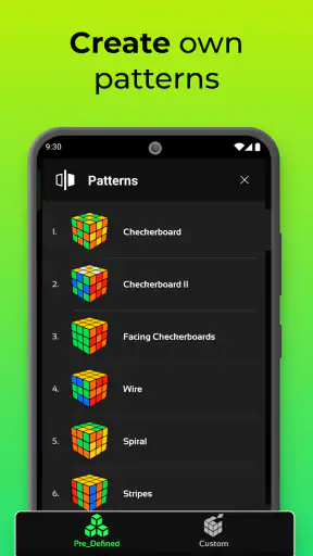 CubeX - Solver, Timer, 3D Cube screenshot