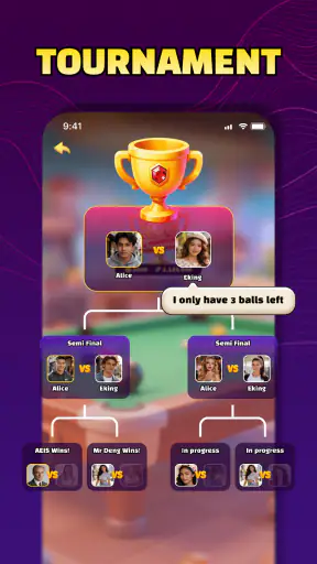 CueGo: 8 ball pool peak match screenshot