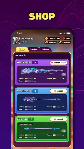 CueGo: 8 ball pool peak match screenshot