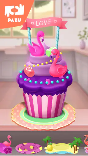 Cupcake maker cooking games screenshot