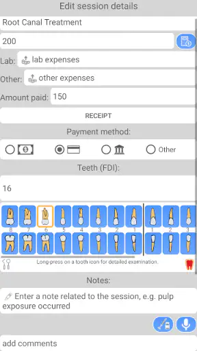 Cusp Dental Software screenshot