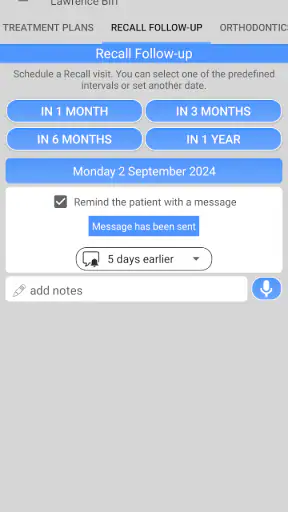 Cusp Dental Software screenshot