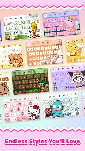 Cute Keyboard: Sounds & Emojis screenshot
