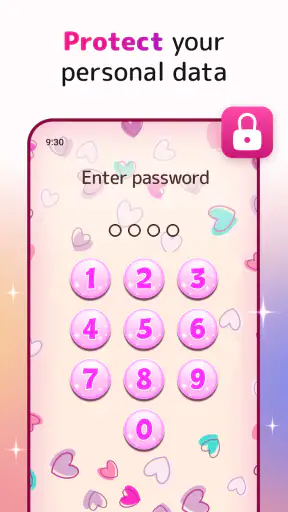 Cute Lock Screen & Wallpapers screenshot
