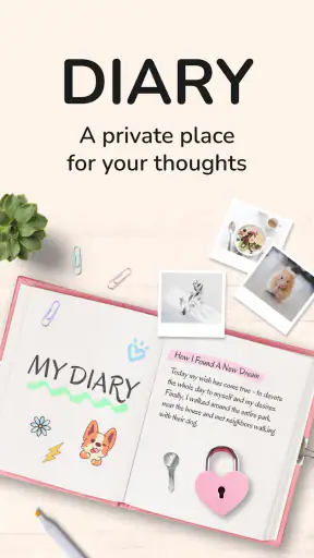 Daily Diary: Journal with Lock screenshot