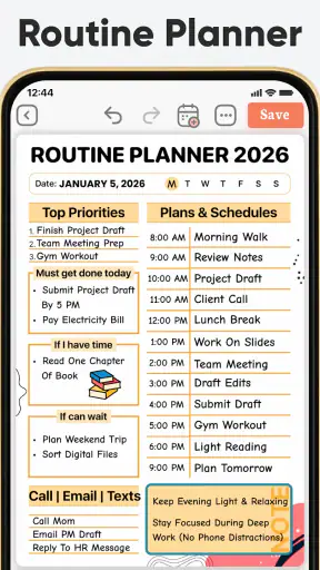 Daily Planner, To Do List screenshot