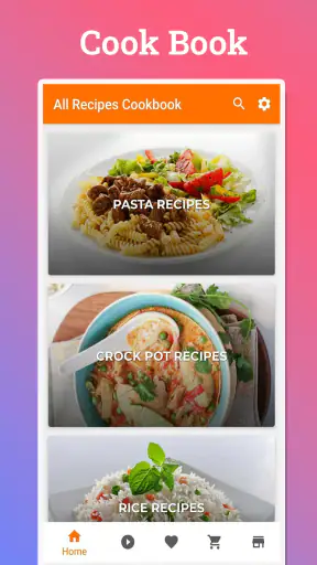 Daily Recipes Cookbook App screenshot