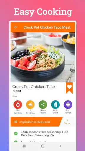 Daily Recipes Cookbook App screenshot