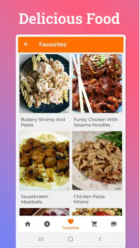 Daily Recipes Cookbook App screenshot