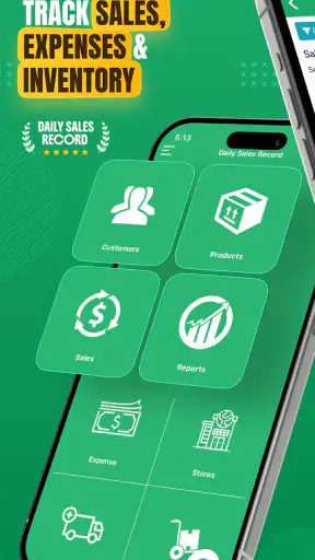 Daily Sales Record screenshot