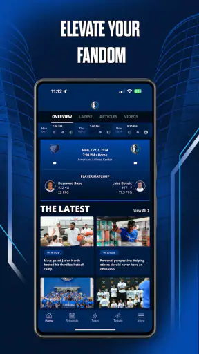 Dallas Mavericks screenshot
