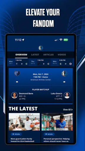 Dallas Mavericks screenshot