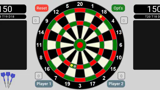 Dart Scoring App 501 screenshot