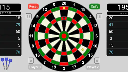 Dart Scoring App 501 screenshot