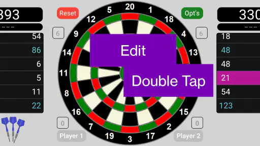 Dart Scoring App 501 screenshot