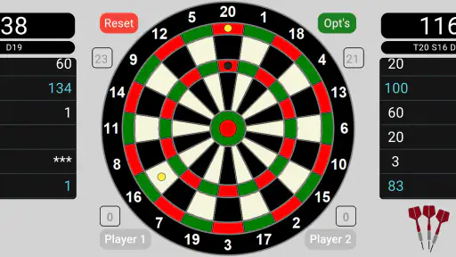 Dart Scoring App 501 screenshot