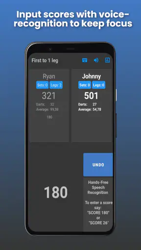 Darts Score Handsfree screenshot