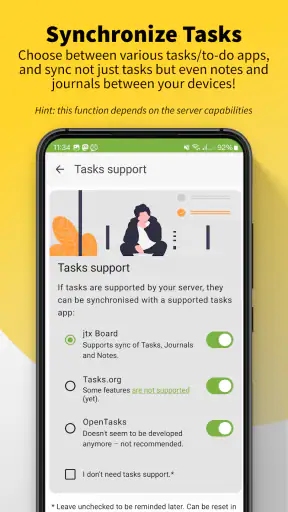 DAVx⁵ – CalDAV CardDAV WebDAV screenshot