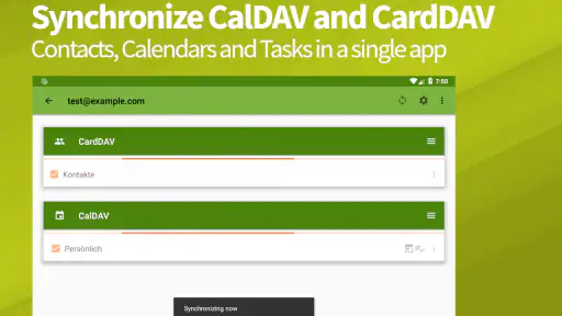 DAVx⁵ – CalDAV CardDAV WebDAV screenshot