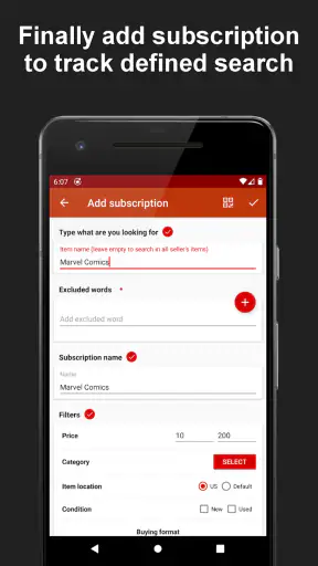 Deals Tracker PRO: eBay Alerts screenshot