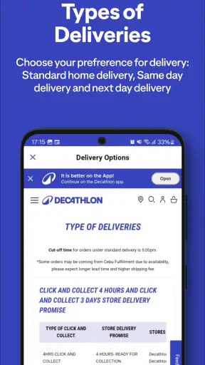 Decathlon Philippines screenshot