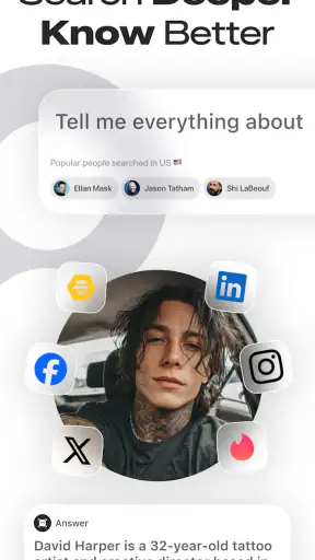 Deepsearch AI Search Assistant screenshot