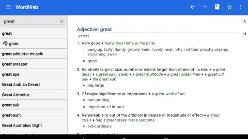 Dictionary - WordWeb screenshot