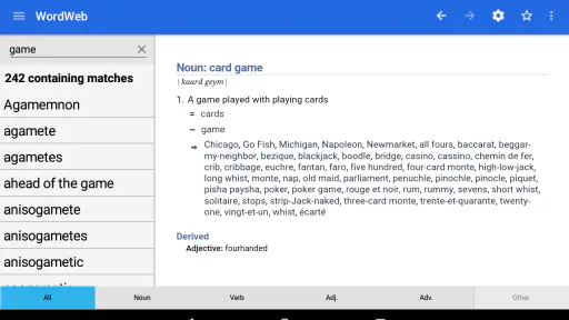 Dictionary - WordWeb screenshot