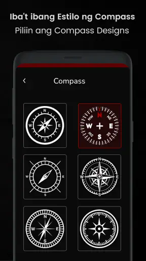 Digital compass: Mga direksyon screenshot