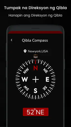 Digital compass: Mga direksyon screenshot