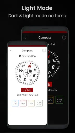 Digital compass: Mga direksyon screenshot