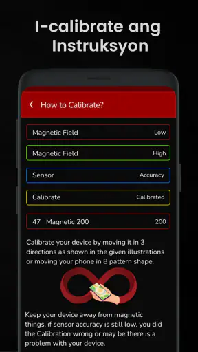 Digital compass: Mga direksyon screenshot