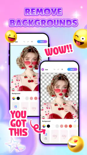 DIY Wallpaper Collage Editor screenshot