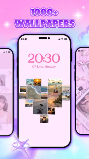 DIY Wallpaper Collage Editor screenshot