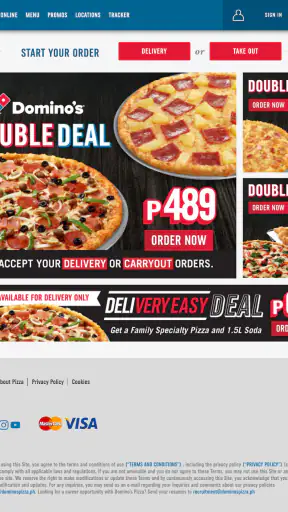 Domino's Pizza Philippines screenshot
