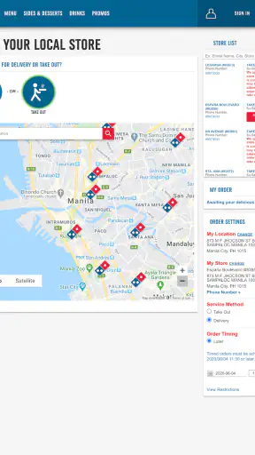 Domino's Pizza Philippines screenshot