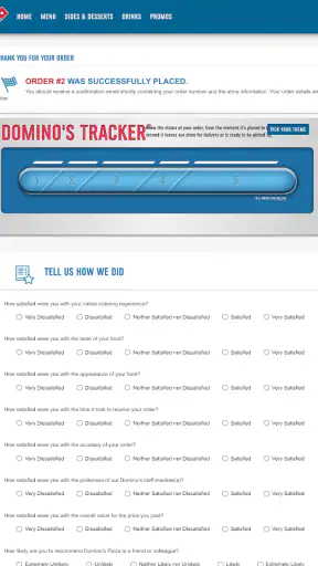 Domino's Pizza Philippines screenshot