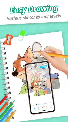 Draw Cartoon - AR Sketch App screenshot