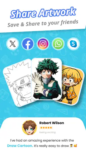 Draw Cartoon - AR Sketch App screenshot