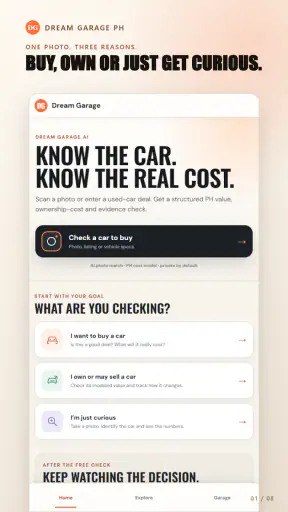 Dream Garage: AI Deal Checker screenshot