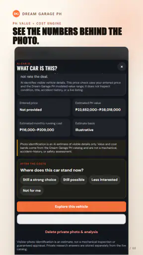 Dream Garage: AI Deal Checker screenshot