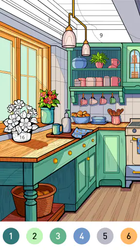 Dream Home Coloring book screenshot