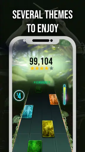 Drum Tiles: drumming game screenshot