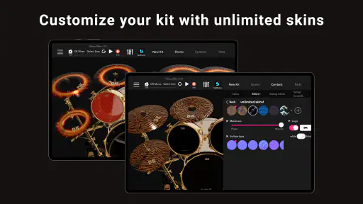 DrumKnee 3D Drums - Drum Set screenshot