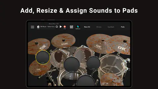 DrumKnee 3D Drums - Drum Set screenshot