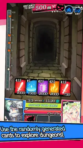 Dungeon&Girls: Card Battle RPG screenshot