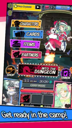 Dungeon&Girls: Card Battle RPG screenshot